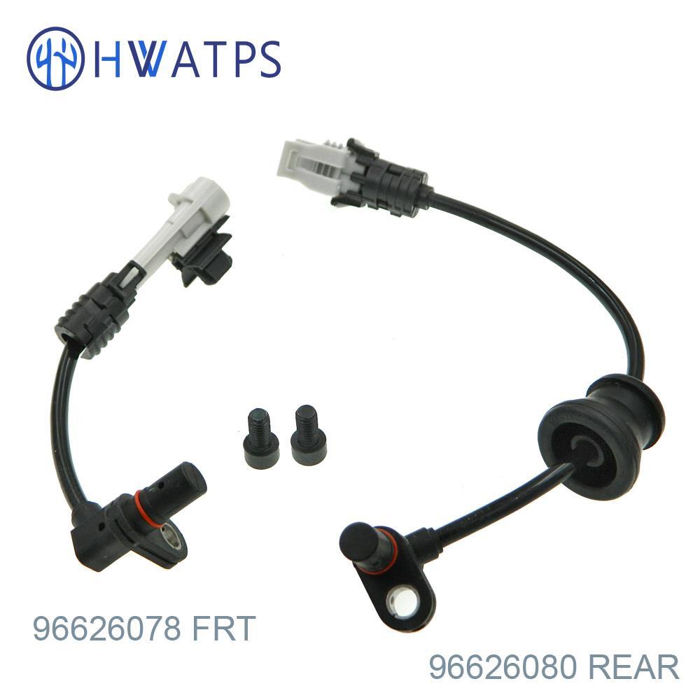 1SET 96626078 96626080 ABS Wheel Speed Sensor For Pontiac