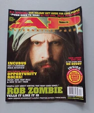 ROB ZOMBIE ALTERNATIVE PRESS AP MAGAZINE #161 INCUBUS SEVENDUST DECEMBER 2001