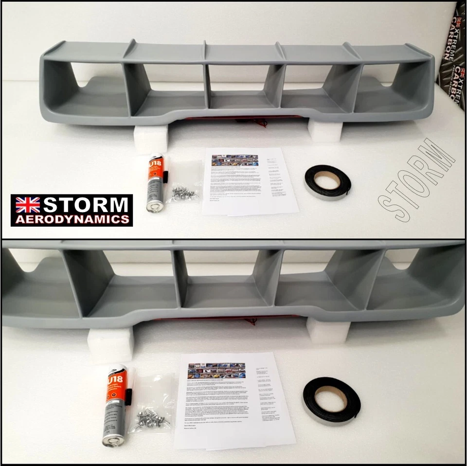 Alerón bota trasera con aletas completas WRC + LED ROJO ""Se adapta"" a Subaru Impreza wrx sti 01-07 - Imagen 4 de 4