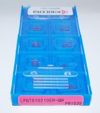 (10) LPGT010210ER-GM PR1535 KYOCERA MILLING INSERTS FOR MFH RAPTOR MICRO