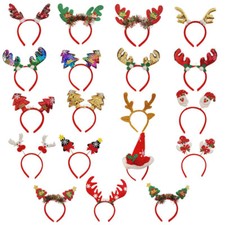 CHRISTMAS Xmas Santa Hair Band Kids Adult Headbands Novelty Fun Fancy Dress Gift