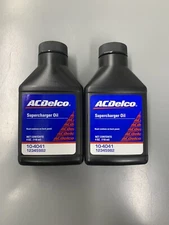 (2) 4 oz Bottles of Genuine GM AC Delco Supercharger Eaton Oil 10-4041 12345982