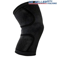 Knee Brace Compression Sleeve Sports Support Arthritis Joint Pain Relief Unisex