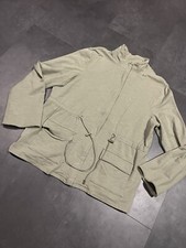 Relaxed By Charter Club Woman's Gray Full Zip Up Jacket Size Large-200