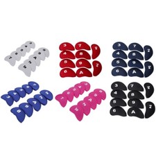 10Pcs Golfs Club Head Cover Putter Protector Protective Golfs Iron Headcover