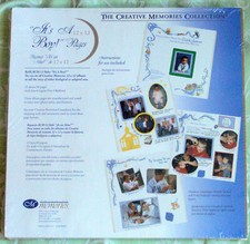Creative Memories 12 x 12 It's a Boy Scrapbook Pages NIP Old Style Blue Gingham