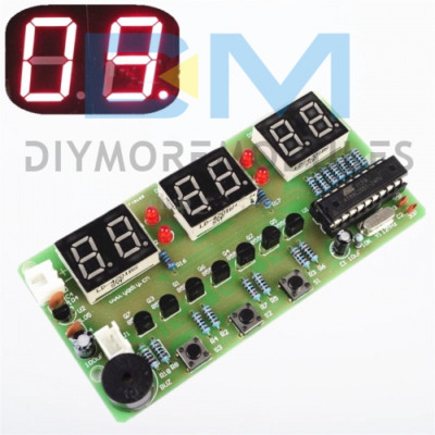 6-Bits C51 Digital Electronic Clock Electronic Production Suite DIY Kits