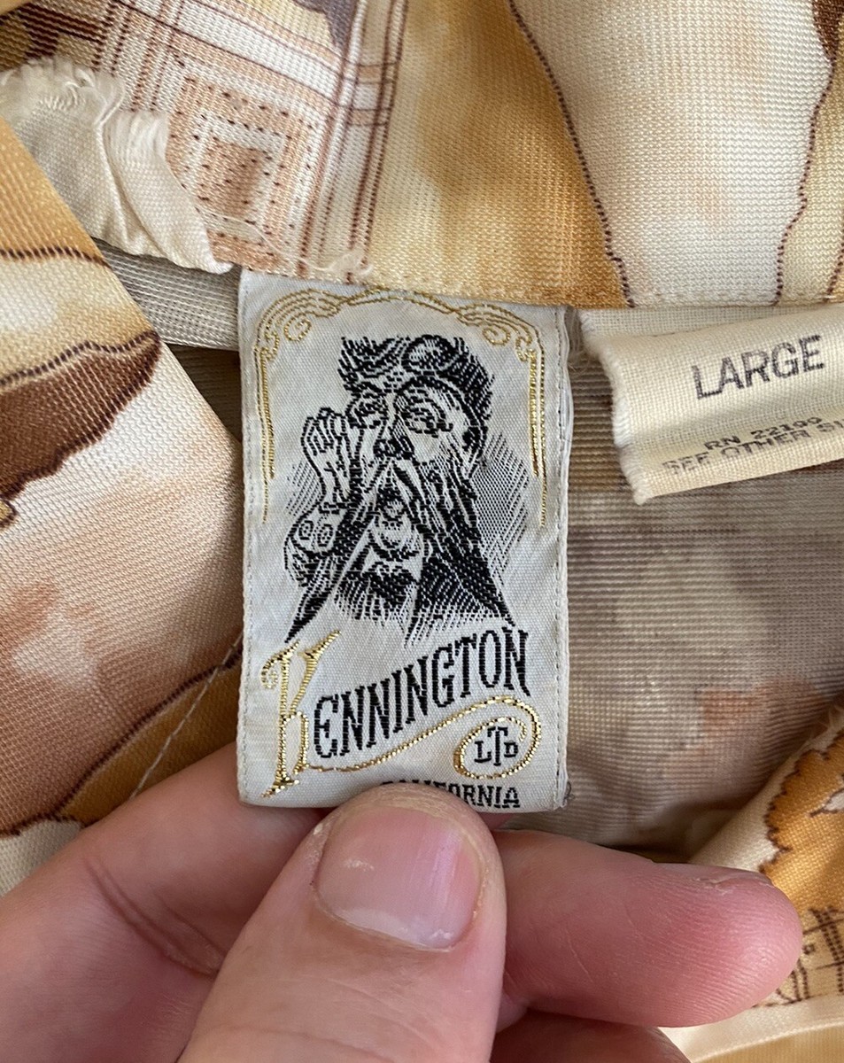 60S 70S ヴィンテージ KENNINGTON SHIRTS パブミラー Vintage Kennington 70s Camp/Bowling Shirt Very Rare/Limited