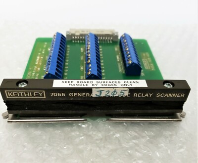 KEITHLEY 7055 Board General Purpose Relay Scanner Card Channels Via 7055-102-02A