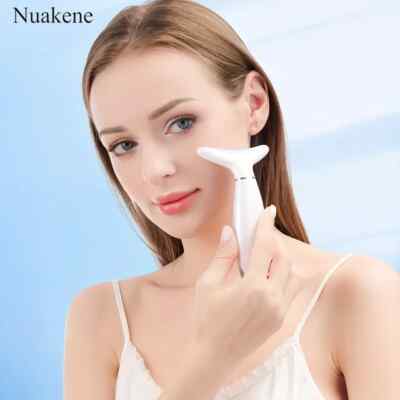 Appareil de massage de beauté 3 en 1 pour le visage et le cou,
