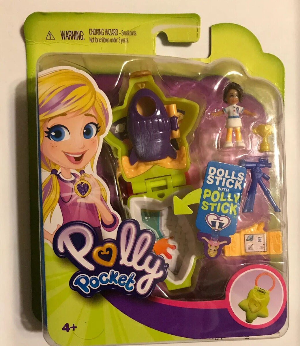 Polly Pocket Mini Estojo Pequenos Lugares Cientista Mattel FRY29