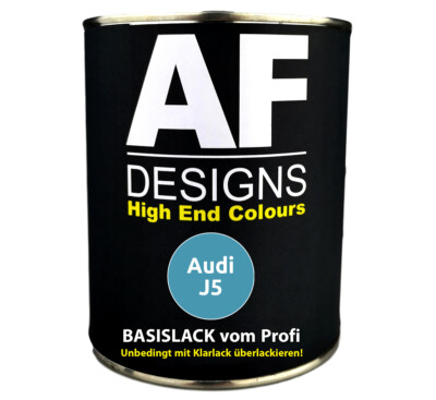 0,5L Autolack für Audi J5 Azul Evidence Metallic Spritzfertig