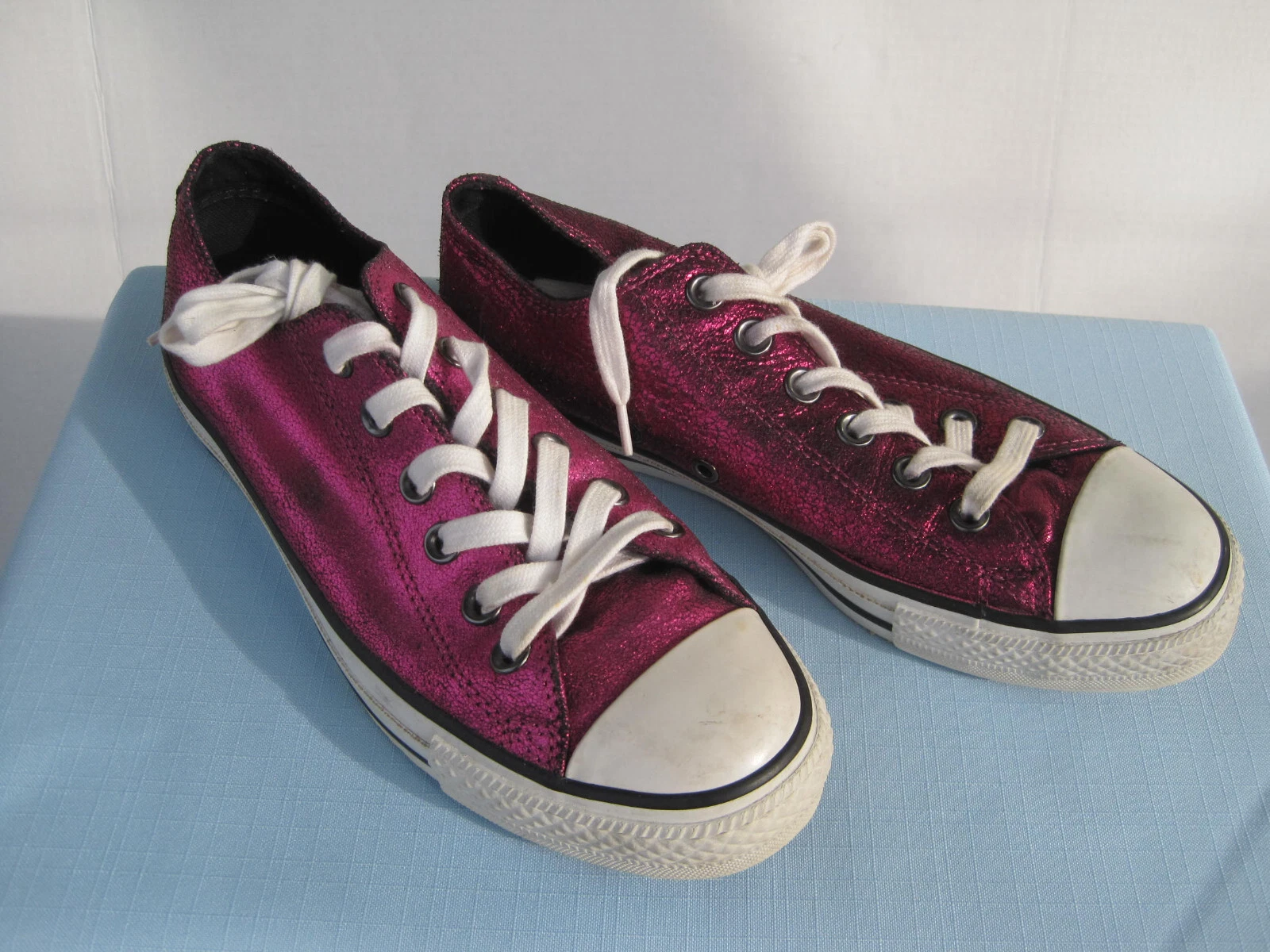Converse sneaker unisex magenta scintillante taglia 5 uomo 7 donna campione