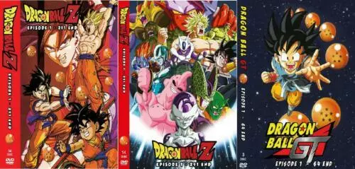 Dragonball Z (Ep 1- 291End) & Dragonball GT (Ep 1-64End) DVD with English  Dubbed