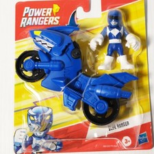 Power Rangers Blue Ranger Shark Motorcycle Hasbro 