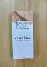Laura Geller Cover Lock Foundation Medium (Cream Foundation) Sealed Full Size