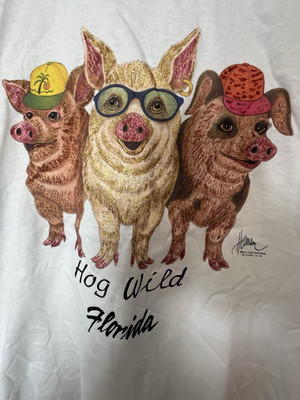 piggs Tシャツ　XL BECAUSE I LOVE PIGGS T I Pig BBQ, I Pork BBQ, I Love BBQ, Piggy Barbecue, Pig Roast