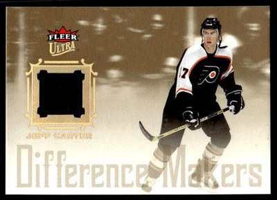 2005-06 Ultra Difference Makers Jerseys Jeff Carter Philadelphia Flyers #DMJ-JC