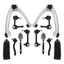 12pcs Front Upper Control Arm Ball Joint Sway Bar Tie Rod Link for Q60 370Z