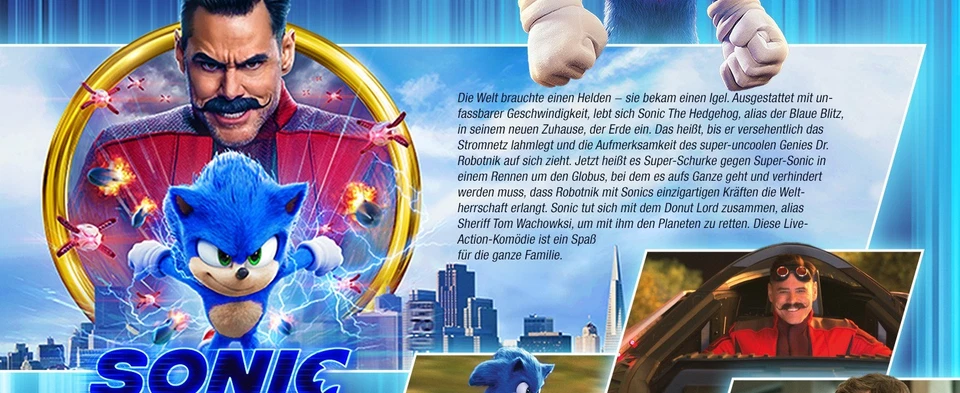 Sonic the Hedgehog - Teil: 1  & 2 (2019 + 2022)[DVD/Neu/OVP] James Marsden, - Bild 4 von 4