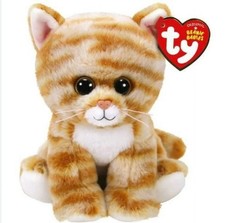 Ty Original Beanie Baby - CLEO the Tabby Cat 6" Plush MWMT NEW