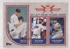2018 Big League Stat Kings Trio Justin Verlander Ervin Santana Chris Sale 0j5