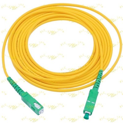 30M SC/APC Simplex Singlemode Fiber Optic Patch Cord Cable 3.0mm FTTH PVC Jumper