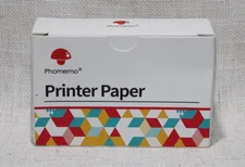 3 Rolls Adhesive Thermal Sticker Paper Q22-RMSMLL for Phomemo Printer