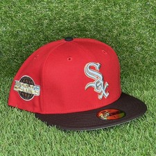 RAHNNI CHICAGO WHITE SOX FLU GAME BURDEENS EXCLUSIVE NEW ERA 59FIFTY 05 FITTED