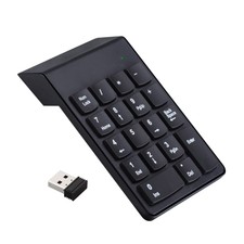 1PC 2.4GHz Wireless USB Number Keyboard For G...