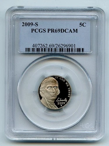 2009-S Jefferson Nickel Proof — photo from another recent sale