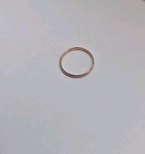 Antique Victorian Gold Filled Newborn Baby Ring Band Sz 0.5