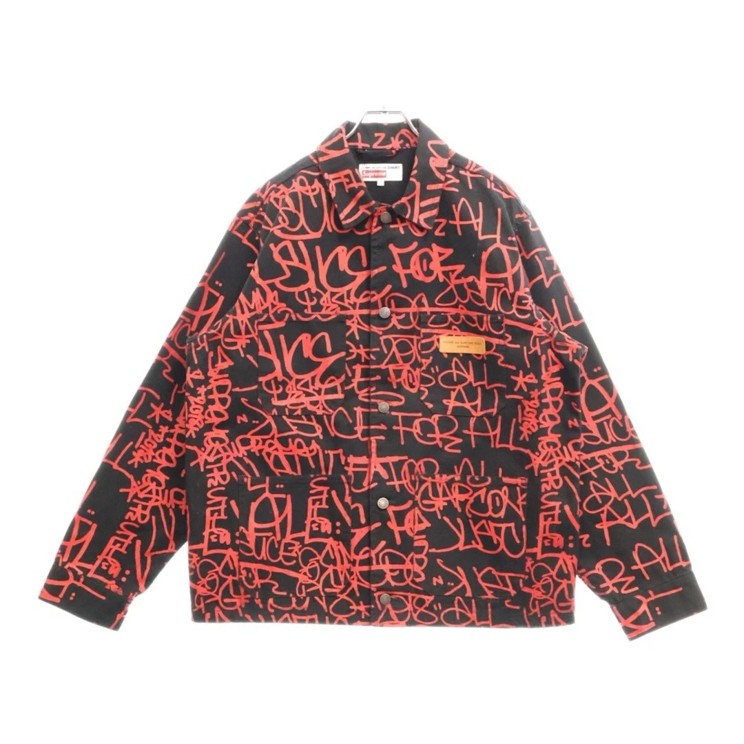 SUPREME 18AW x COMME des GARCONS CHEMISE toile peinte corvée manteau Garçons occasion 38