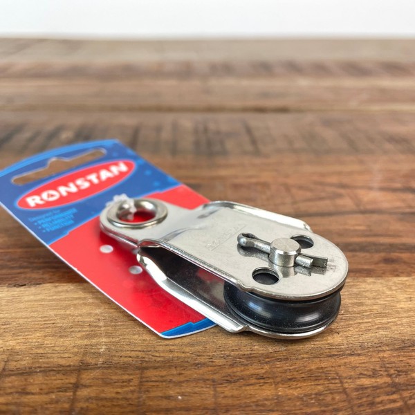 Ronstan Drahtseilblock Ø 3Mm Draht Block RF468 Umlenkrolle Drahtseil Edelstahl-image