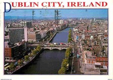AK - Irland - Dublin - Gesamtansicht - Autos - Busse - LKW -