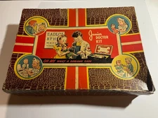 Vintage 1940s Junior Doctor Kit Toyville Hospital Hassenfeld Bros Inc Pawtucket