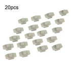 Fastner Clips Useful 20pcs Car Accessories Gray Hot Sale Moulding Plastic