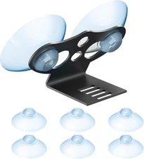 Radar Detector Mount,Windshield Windshield Suction Cup Moun 0.86 in, Black 