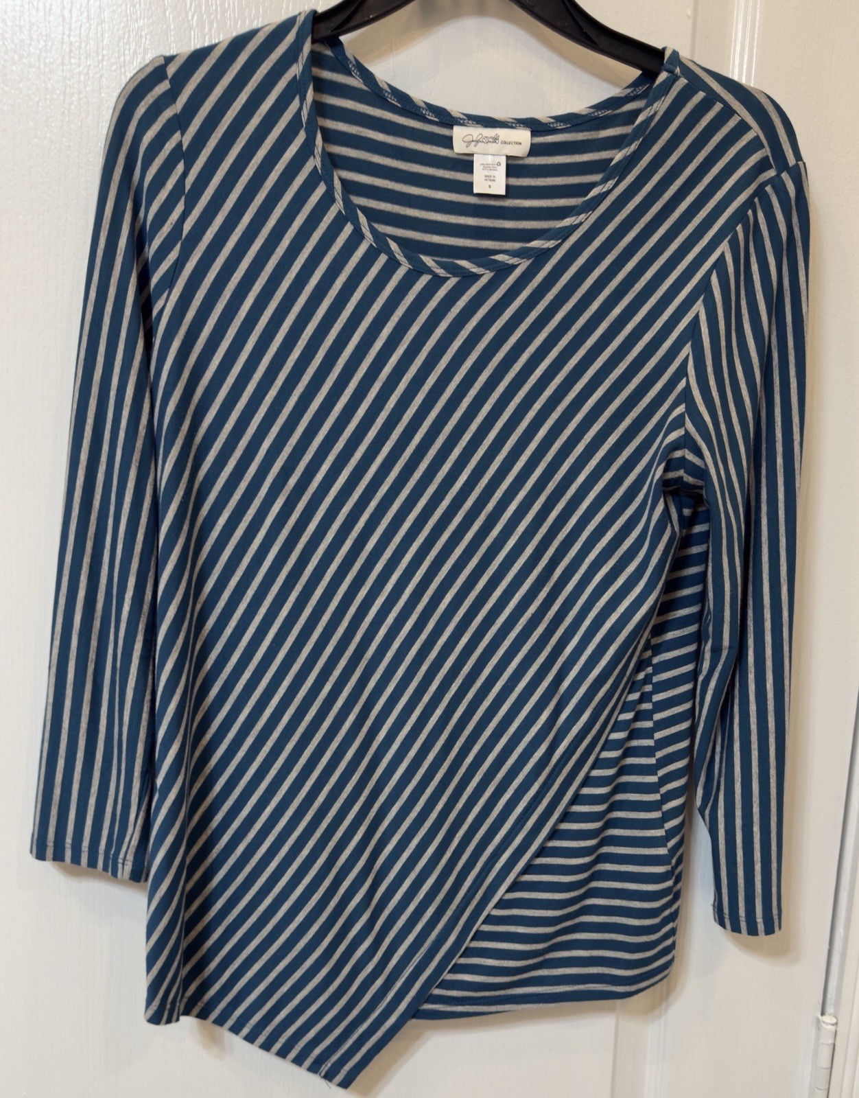 Jacklyn Smith Collection Pullover Long Sleeve Str… - image 1