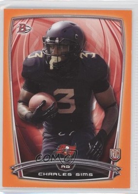 2014 Bowman Rookies Orange 2/299 Charles Sims #85 RC 0a3