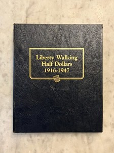 Whitman Classic Liberty Walking Half Dollar Archival Album 1916 - 1947 - #9125