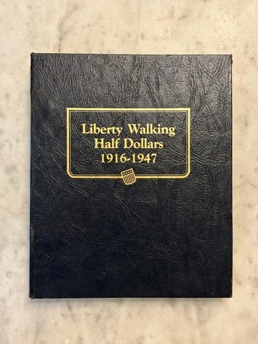 Whitman Classic Liberty Walking Half Dollar Archival Album 1916 - 1947 - #9125