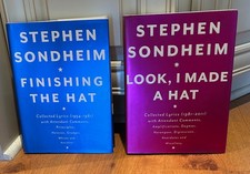 Stephen Sondheim LOOK I MADE A HAT  & Finishing The Hat C Lyrics 2 BOOKS LOT WOW