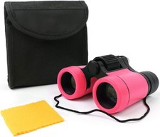 Kids Binoculars Shock Proof Toy Binoculars Set for Age 3-12 Years Old Boys Girls