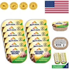 Nutritious Grain-Free Chicken & Duck Recipe for Dogs - 12 x 2.75 oz Cups 10.18 per gallon