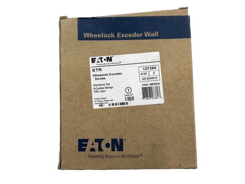 Wheelock Str Eaton Wheelock STR Fire Alarm Strobe Wall Red (NEW IN BOX) | eBay