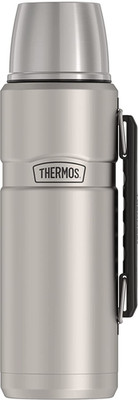 Stainless King Vacuum-Insulated Beverage Bottle, 40 Ounce, Matte Stainless Steel