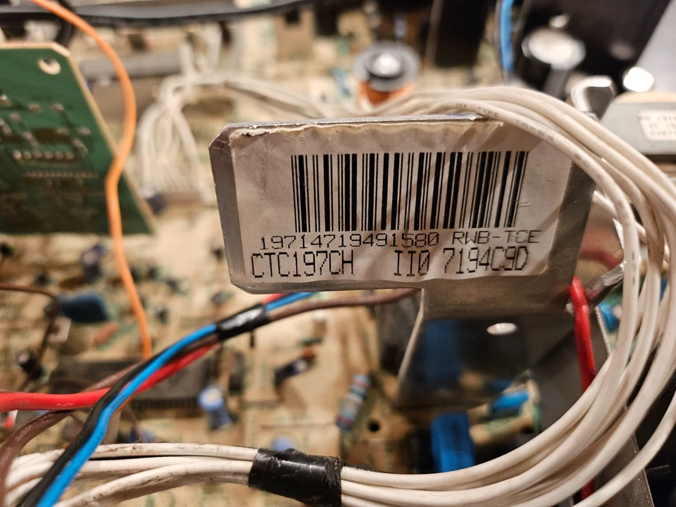 RCA / Proscan CTC197CH Chassis for parts/ repair (Suspect CRT was bad) With SAMS - Image 2 of 4