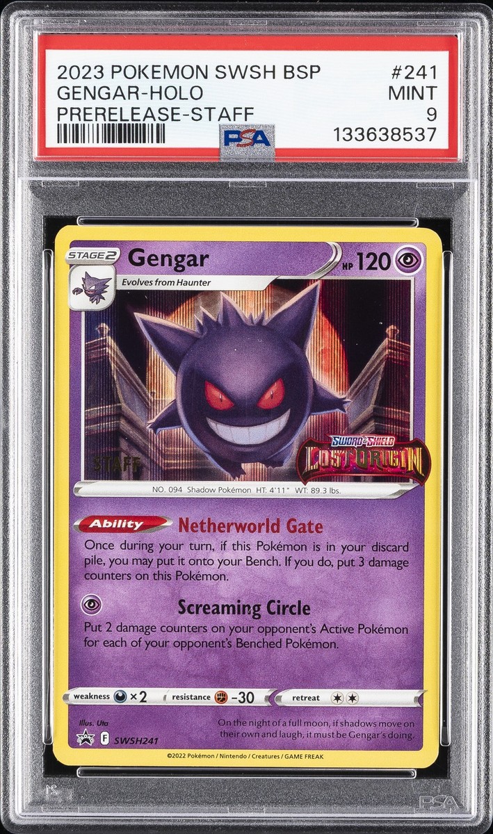 Gengar - (Prerelease) (Staff) SWSH241 SWSH: Sword & Shield Promo
