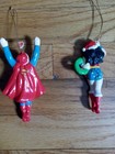 VINTAGE 1979 SUPERMAN WONDER WOMAN CERAMIC CHRISTMAS ORNAMENTS- NICE CONDITION — photo 6